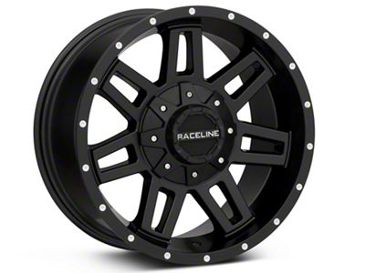 Raceline Injector Black Wheel; 18x9; -12mm Offset (84-01 Jeep Cherokee XJ)