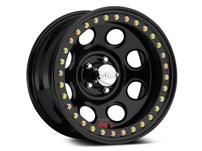 Raceline Competition True Beadlock Rock 8 Black Wheel; 15x10; -44mm Offset (93-98 Jeep Grand Cherokee ZJ)