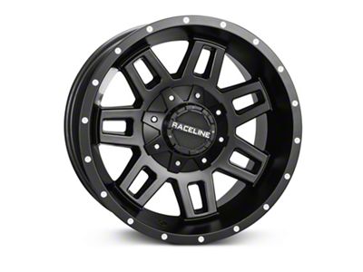 Raceline Injector Black Wheel; 17x9 (99-04 Jeep Grand Cherokee WJ)