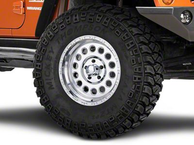 Raceline 887 Rockcrusher Polished Wheel; 17x9 (07-18 Jeep Wrangler JK)