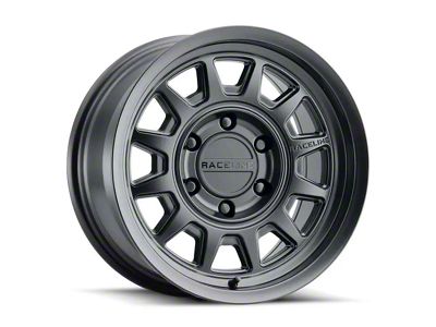 Raceline Aero Satin Black 6-Lug Wheel; 17x9; -12mm Offset (16-23 Tacoma)