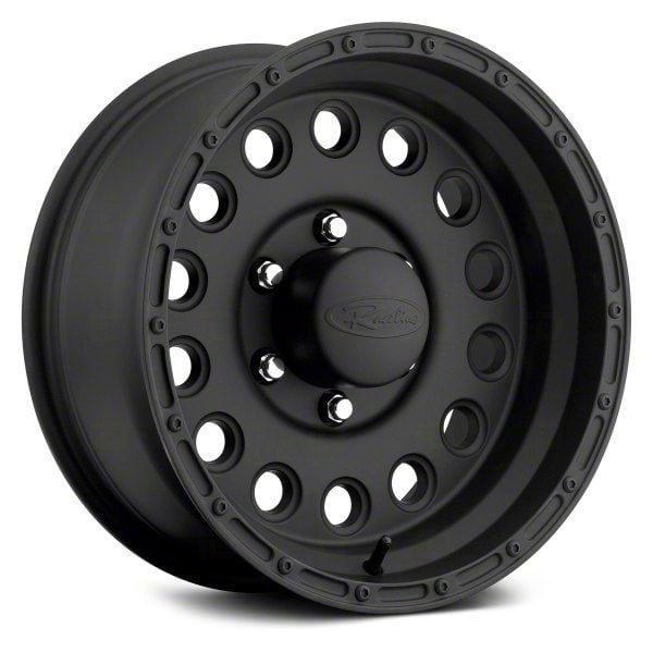 Raceline Tacoma Rock Crusher Satin Black 6-Lug Wheel; 17x9; 0mm Offset ...