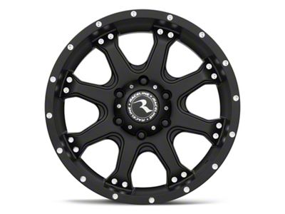 Raceline Assault Black 6-Lug Wheel; 18x9; -6mm Offset (17-24 Titan)