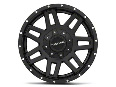 Raceline Injector Black 6-Lug Wheel; 18x9; 18mm Offset (17-24 Titan)