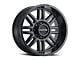 Raceline Split Satin Black 6-Lug Wheel; 20x9; 0mm Offset (17-24 Titan)