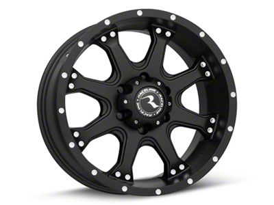 Raceline Assault Black 6-Lug Wheel; 18x9; 25mm Offset (16-24 Titan XD)