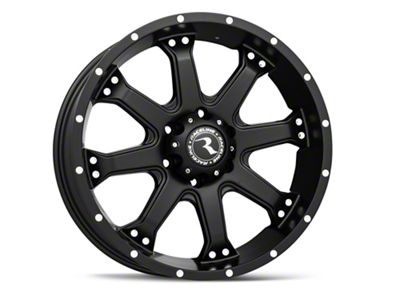 Raceline Assault Black 6-Lug Wheel; 20x9; 0mm Offset (16-24 Titan XD)