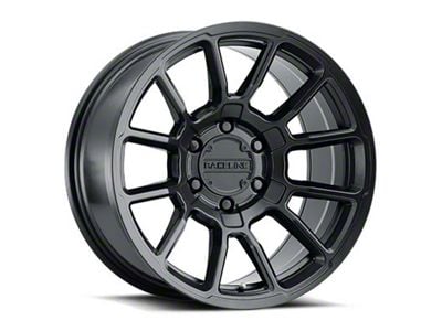 Raceline Gauge Satin Black 6-Lug Wheel; 18x9; -12mm Offset (16-24 Titan XD)