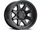 Raceline Scout Satin Black 6-Lug Wheel; 18x9; -12mm Offset (16-24 Titan XD)