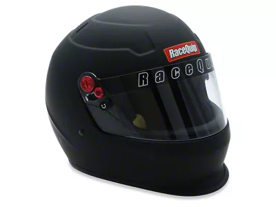 RaceQuip PRO20 SA2020 Full Race Helmet; Flat Black; Large