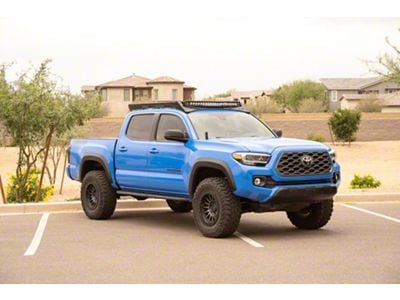 Rago Fabrication Roof Rack with 40-Inch Light Bar Mount (16-23 Tacoma Double Cab)