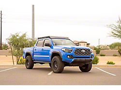 Rago Fabrication Roof Rack with Solid Front Fairing (16-23 Tacoma Double Cab)