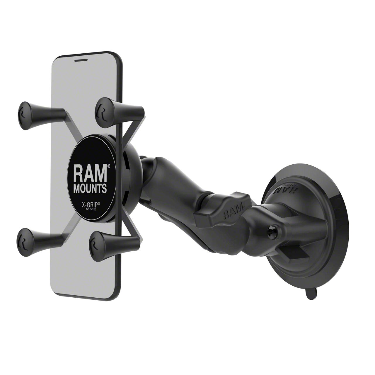 RAM Mounts Jeep Wrangler X-Grip Phone Mount With Twist-Lock Suction Cup ...