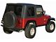 Complete Top for steel doors, Tinted Windows, Black Diamond (97-06 Jeep Wrangler TJ)