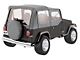 Complete Soft Top with Tinted Windows; Spice Denim (76-95 Jeep CJ7 & Wrangler YJ w/ Half Doors)