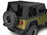 Factory Replacement Soft Top with Tinted Windows; Black Denim (97-06 Jeep Wrangler TJ w/ Half Doors, Excluding Unlimited)