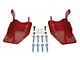 Rancho rockGear Rear Lower Control Arm Skid Plates; Red (21-24 Bronco)