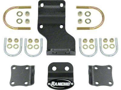 Rancho Dual Steering Stabilizer Bracket (20-24 Jeep Gladiator JT)