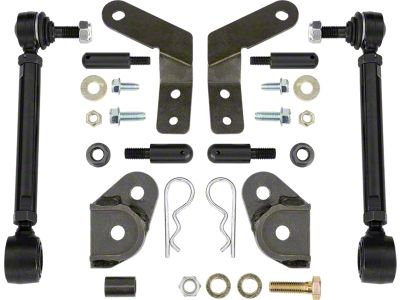 Rancho Front Disconnect Sway Bar Link Kit for 2 to 6-Inch Lift (20-24 Jeep Gladiator JT)