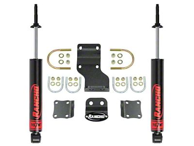 Rancho RS7MT Front Dual Steering Stabilizer for 2-Inch Lift (20-25 Jeep Gladiator JT)