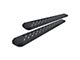 Raptor Series 6.50-Inch Sawtooth Slide Track Running Boards; Black Textured (05-21 Frontier Crew Cab)