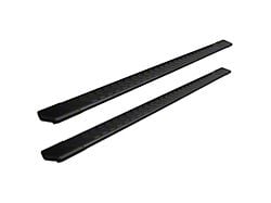 Raptor Series 5-Inch OEM Style Full Tread Slide Track Running Boards; Black Textured (24-25 Tacoma Double Cab)