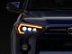 Raxiom CXR Series LED Headlights with Amber DRL; Black Housing; Clear Lens (14-24 4Runner)