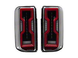 Raxiom Axial Series LED Tail Lights; Black Housing; Clear Lens (21-25 Bronco w/ Factory Halogen Tail Lights)