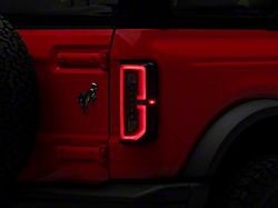 Raxiom LED Tail Lights; Black Housing; Clear Lens (21-24 Bronco w/ Factory Halogen Tail Lights)