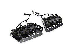 Raxiom Tri-Glo Bumper Mounted LED Fog Light Kit (21-25 Bronco w/ Modular Front Bumper)