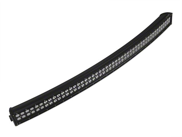 Raxiom 50-Inch Curved Dual Row LED Light Bar; Flood/Spot Combo Beam (Universal; Some Adaptation May Be Required)