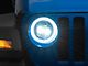 Raxiom 9-Inch LED Headlights with DRL and Turn Signals; Black Housing; Clear Lens (20-24 Jeep Gladiator JT)