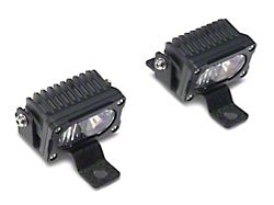 Raxiom Cowl Mounted LED Light Kit with Brackets; White LED; Clear Lens (20-25 Jeep Gladiator JT, Excluding Mojave)