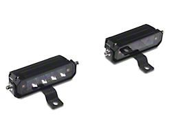 Raxiom Cowl Mounted LED Light Kit with Brackets; White LED; Clear Lens (20-25 Jeep Gladiator JT, Excluding Mojave)