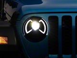 Raxiom LED Projector Headlights; Black Housing; Clear Lens (20-25 Jeep Gladiator JT)