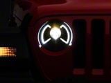 Raxiom LED Projector Headlights; Black Housing; Clear Lens (18-24 Jeep Wrangler JL)