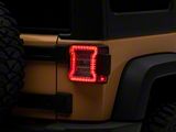 Raxiom LED Tail Lights; Clear Housing; Clear Lens (07-18 Jeep Wrangler JK)