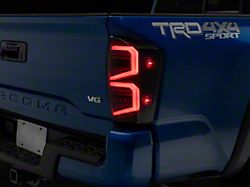 Raxiom ST LED Tail Lights; Black Housing; Smoked Lens (16-23 Tacoma)