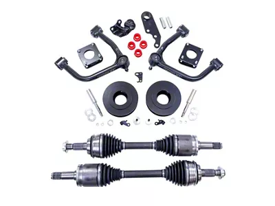 ReadyLIFT 3-Inch SST Suspension Lift Kit with High-Performance CV Axles (22-25 Tundra w/o AVS System & Load-Leveling Air System, Excluding TRD Pro)