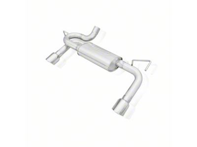 Reaper Off-Road Axle-Back Exhaust System with Polished Tips (18-25 3.6L Jeep Wrangler JL)