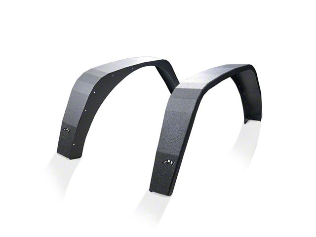 Reaper Off-Road Gravestone J6 Rear Fender Flares; Textured Black (18-24 Jeep Wrangler JL)