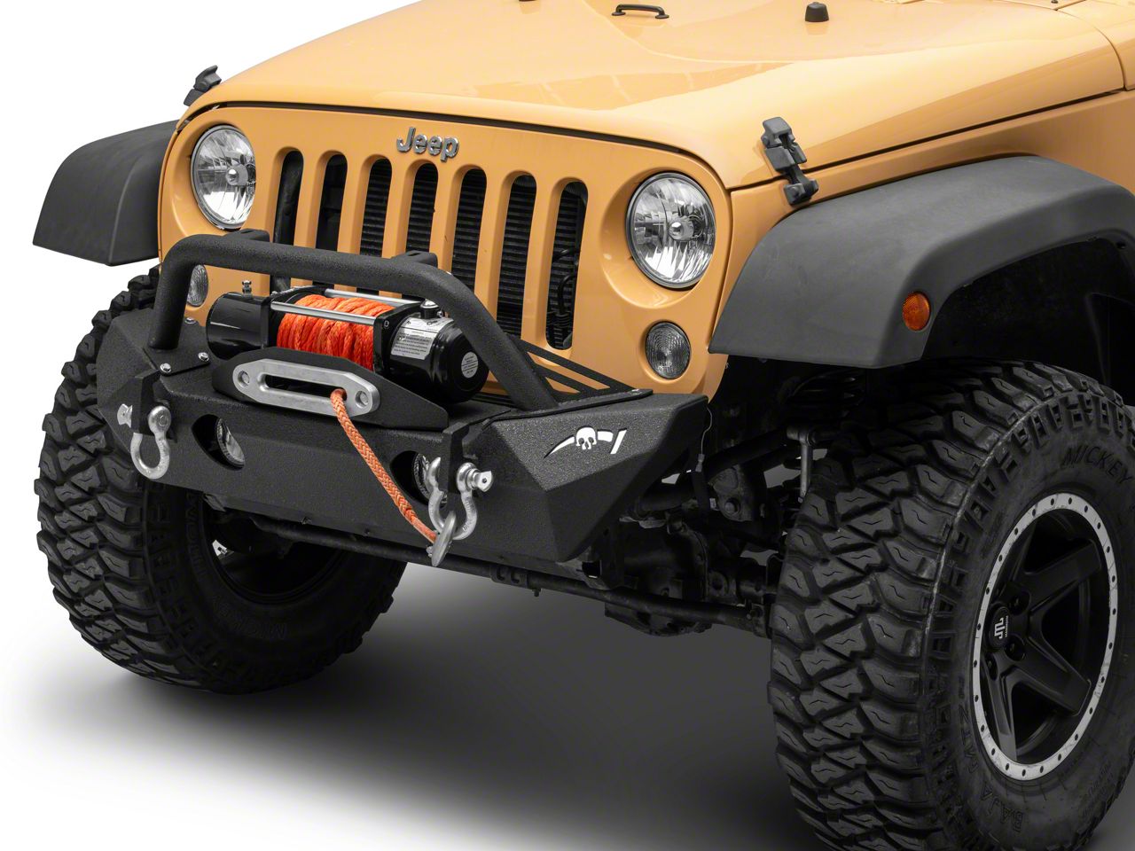 Reaper Off-Road Jeep Wrangler Immortal Series F1 Stubby Front Bumper ...