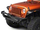 RedRock Rock Crawler Front Grille Guard; Textured Black (07-18 Jeep Wrangler JK)