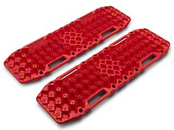 RedRock Recovery Traction Boards; Red