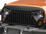 RedRock Gladiator Grille; Matte Black (07-18 Jeep Wrangler JK)