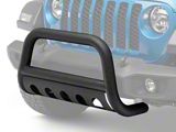 RedRock 3-Inch Bull Bar with Skid Plate; Textured Black (20-25 Jeep Gladiator JT, Excluding Mojave)