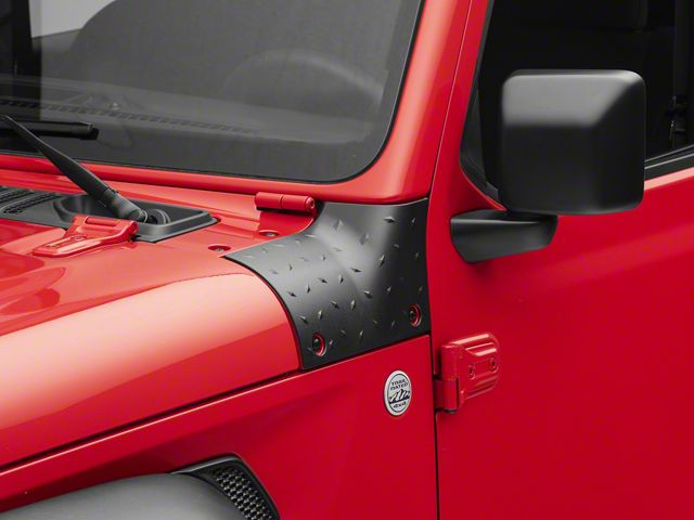 RedRock Cowl Body Armor; Textured Black (20-24 Jeep Gladiator JT, Excluding Mojave)