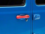 RedRock Door Handle Covers; Red (20-25 Jeep Gladiator JT)