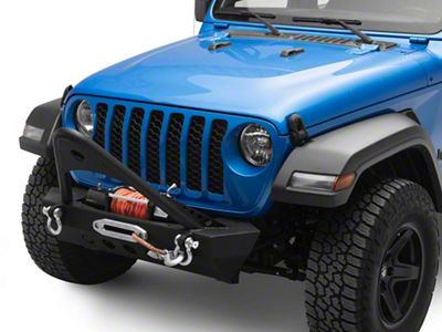 RedRock Mid-Width Winch Front Bumper with Stinger (20-25 Jeep Gladiator JT)