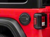 RedRock Locking Aluminum Fuel Filler Door Cover (18-24 Jeep Wrangler JL, Excluding Diesel)